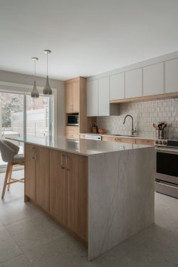 Projet-Victoria_Réno Cuisine_4 Cuisine moderne scandinave : une rénovation complète réussie